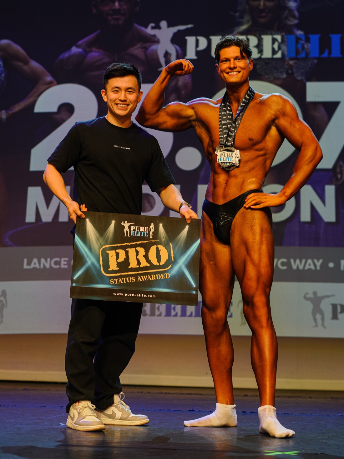 Ed Muscle Model 1st Place   Pure Elite Pro