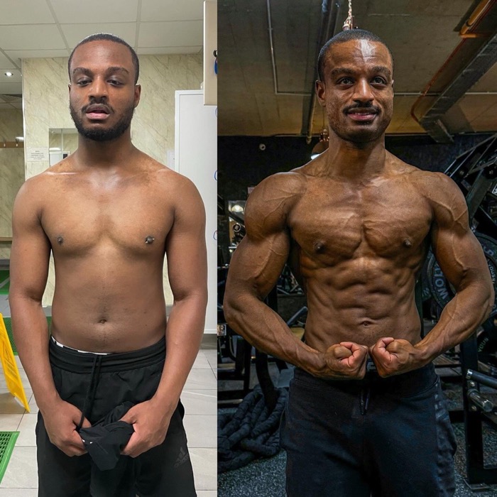 Kyle D: before and after transformation with Strategic Gains